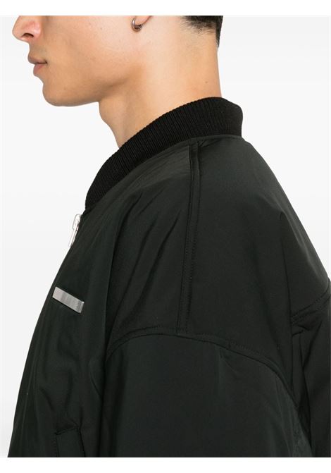 Bomber con placca logo in nero di Heliot emil - uomo HELIOT EMIL | HEM02100BLK01